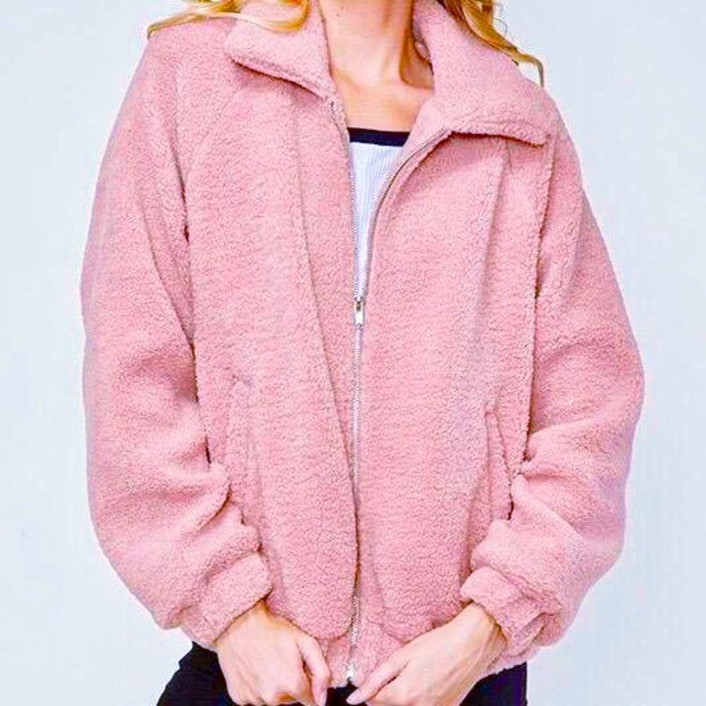 Teddy Plush Fur Coat - FashionAngelz