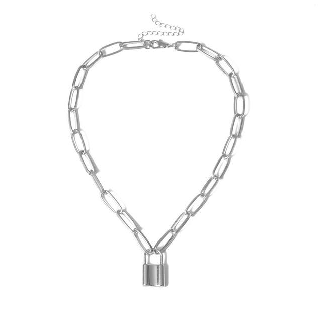 PadLock Pendant Necklace - FashionAngelz