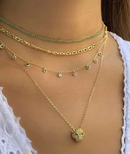 Colorful Stone Choker - FashionAngelz