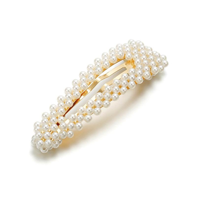 Barrette Pearl Hairclips - FashionAngelz