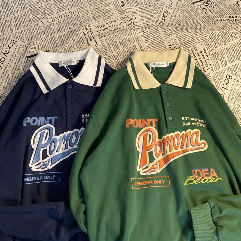 Vintage "Pomona" Oversized Sweatshirt Hoodies & Sweatshirts Catherine's wardrobe Store Forest Green S 