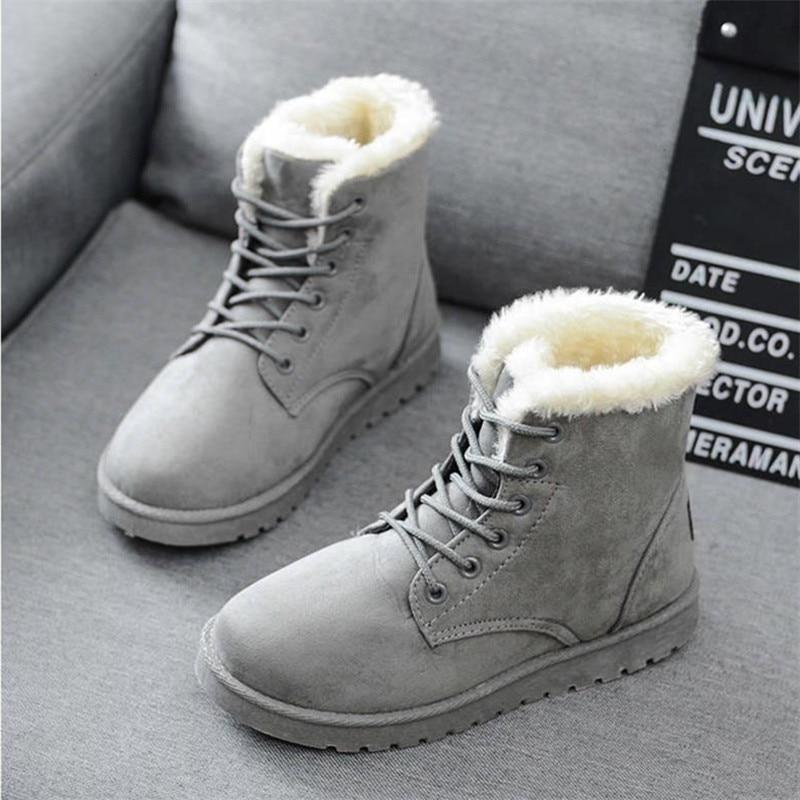 Fur Plush Ankle Boots Ankle Boots china yiwu high quality shoes factory store 