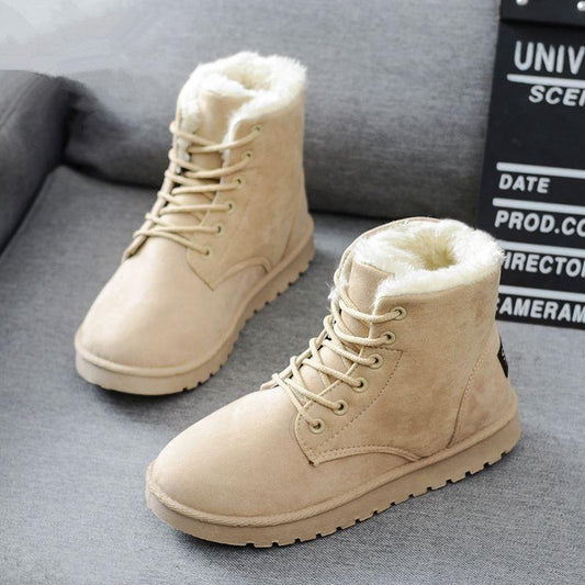 Fur Plush Ankle Boots Ankle Boots china yiwu high quality shoes factory store 
