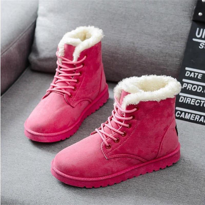 Fur Plush Ankle Boots Ankle Boots china yiwu high quality shoes factory store 