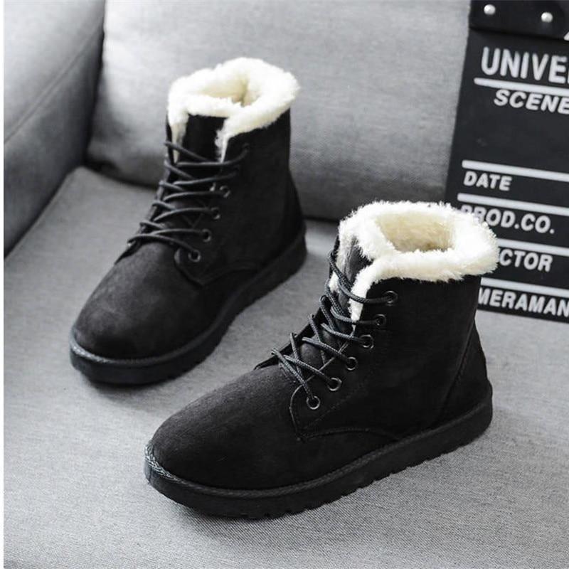 Fur Plush Ankle Boots Ankle Boots china yiwu high quality shoes factory store 