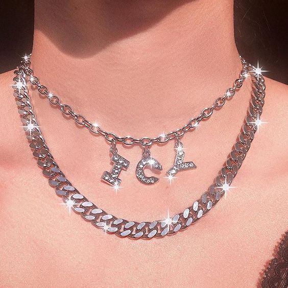 Custom Crystal Letter Necklace - FashionAngelz