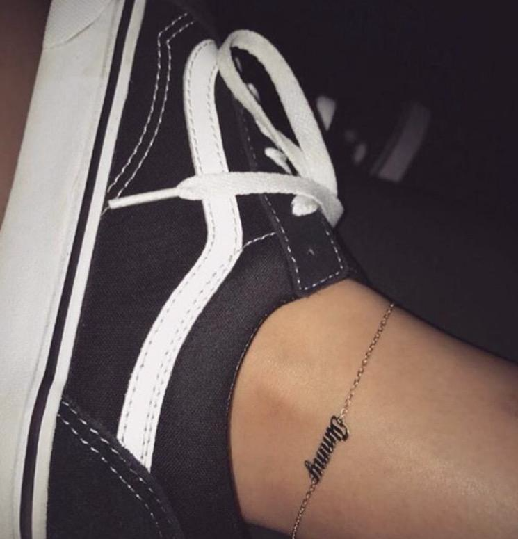 Custom Name Curb Anklet - FashionAngelz