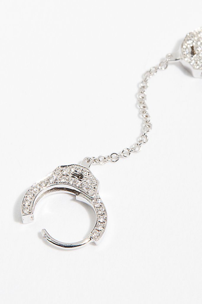 Diamond Handcuff Drop Earrings - FashionAngelz