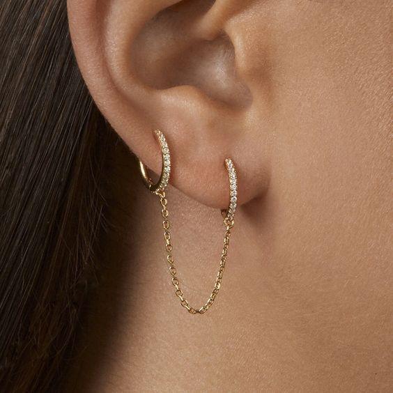 Diamond Handcuff Drop Earrings - FashionAngelz