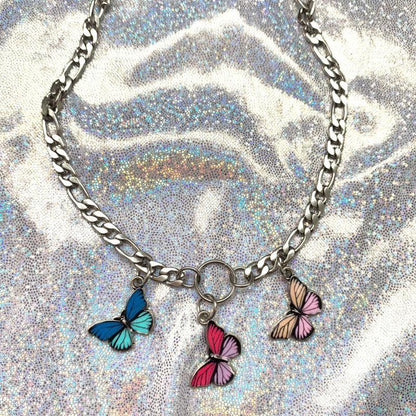 Punk Butterfly Choker - FashionAngelz