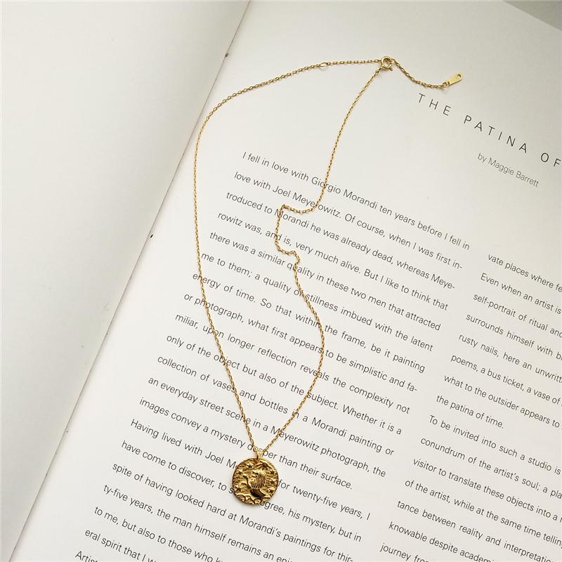 Lion Coin Pendant Necklace - FashionAngelz