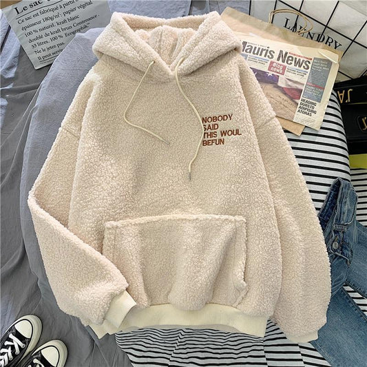 Fluffy Pullover Hoodie - FashionAngelz