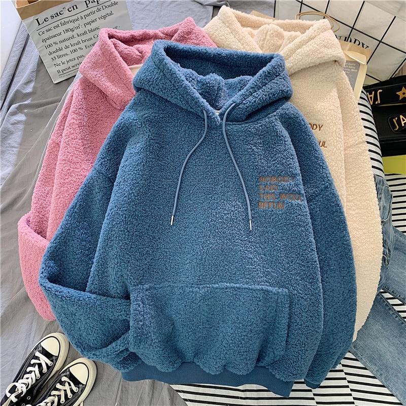 Fluffy Pullover Hoodie - FashionAngelz