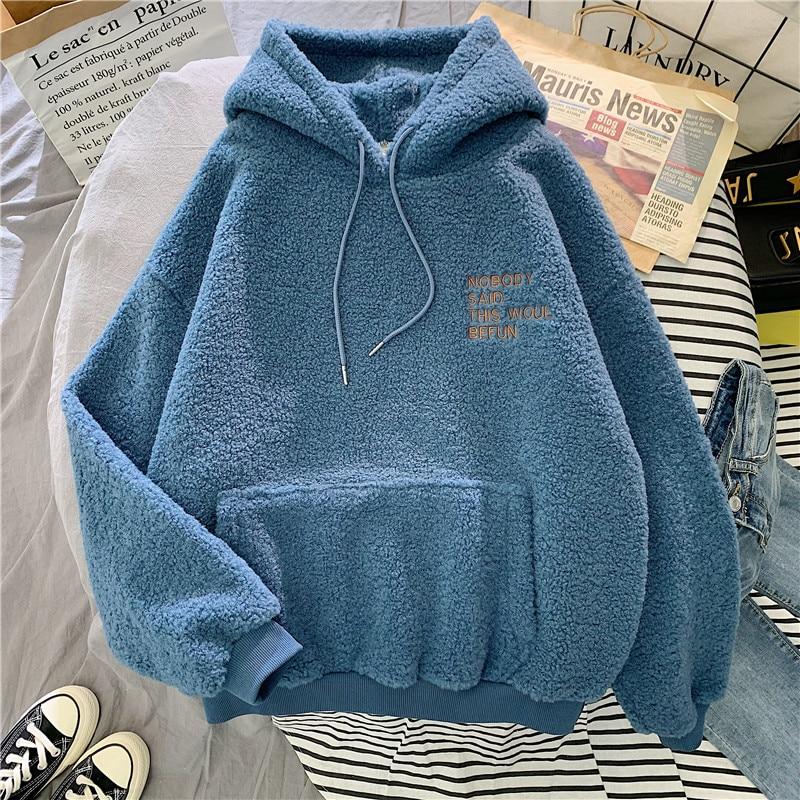 Fluffy Pullover Hoodie - FashionAngelz