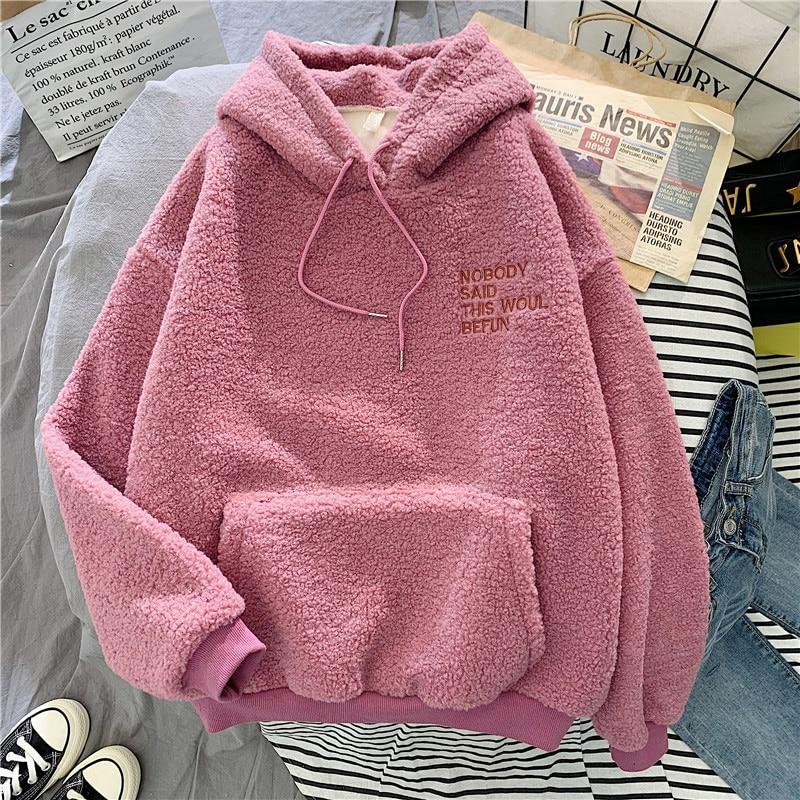 Fluffy Pullover Hoodie - FashionAngelz