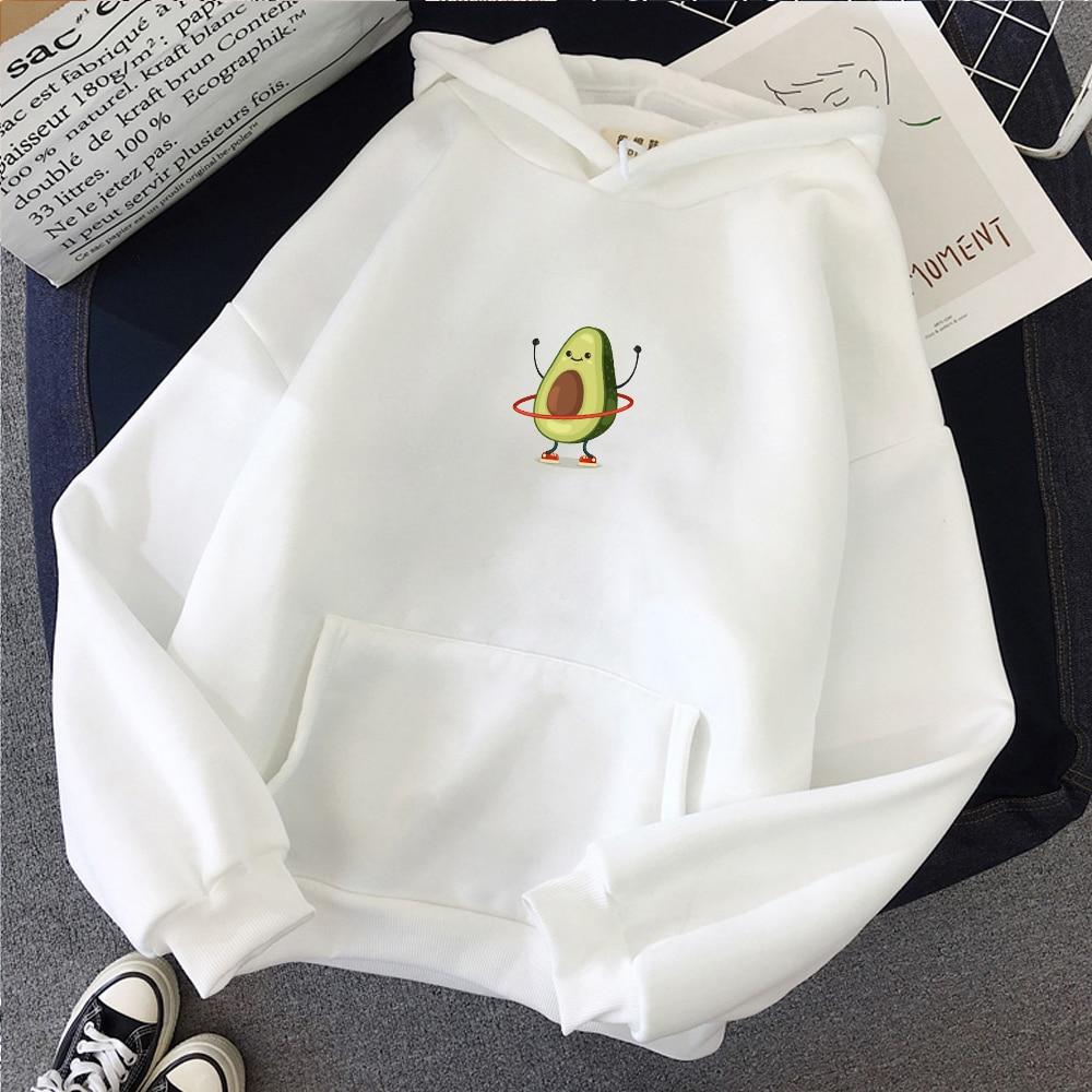 Happy Avocado Pullover Hoodie - FashionAngelz