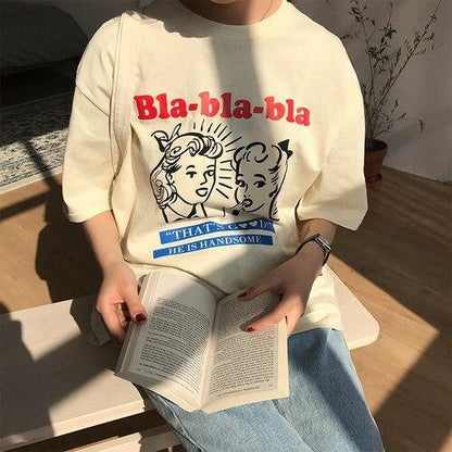"Bla Bla" Top T-Shirts Octeyam Official Store 