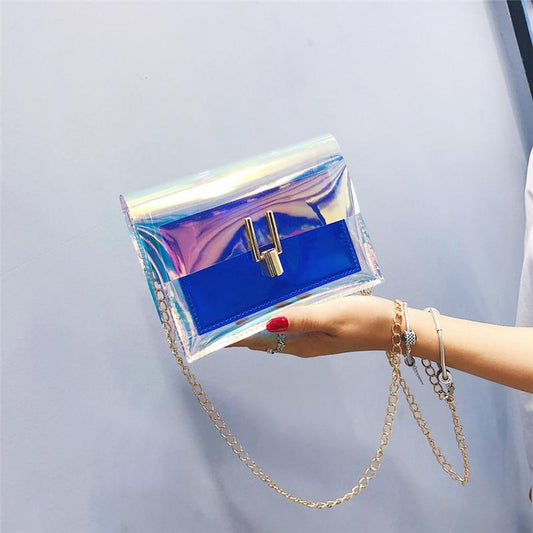 Holographic Shoulder Bag - FashionAngelz