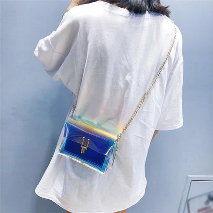 Holographic Shoulder Bag - FashionAngelz