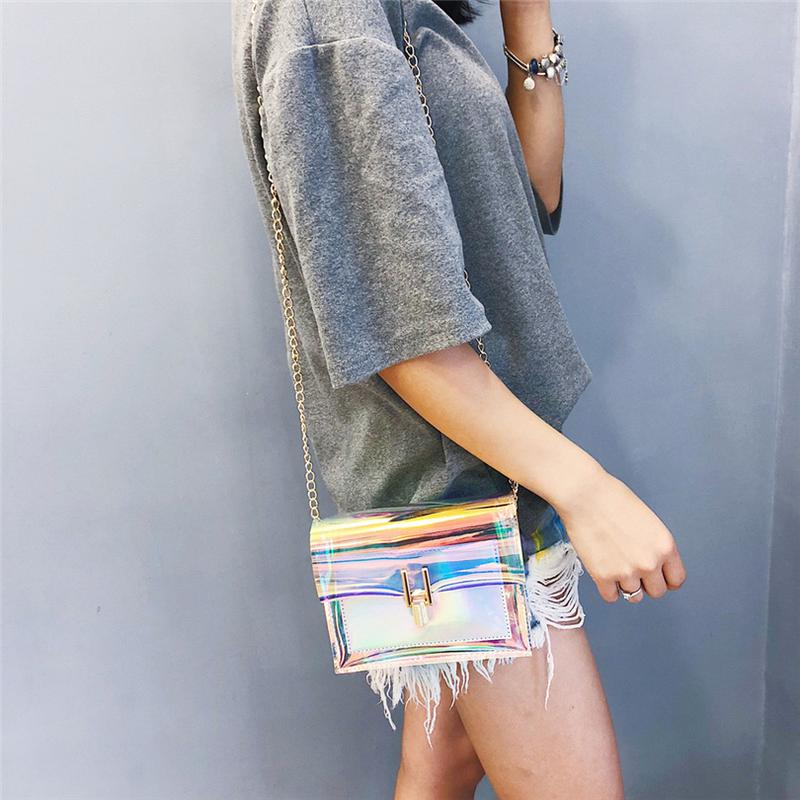 Holographic Shoulder Bag - FashionAngelz