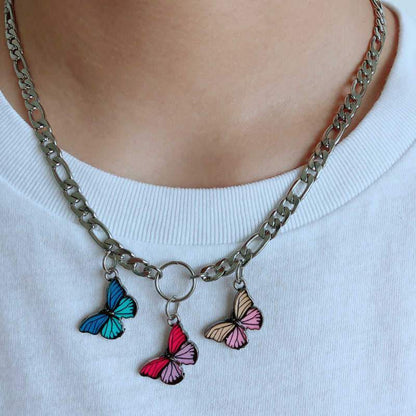Punk Butterfly Choker - FashionAngelz