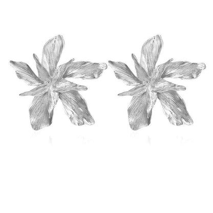 Floral Statement Earrings - FashionAngelz