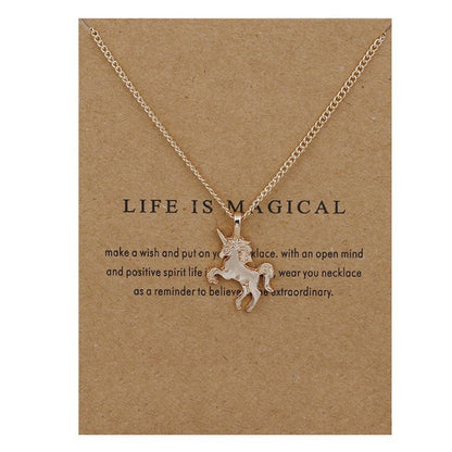 Life Is Magical Charm Necklace - FashionAngelz