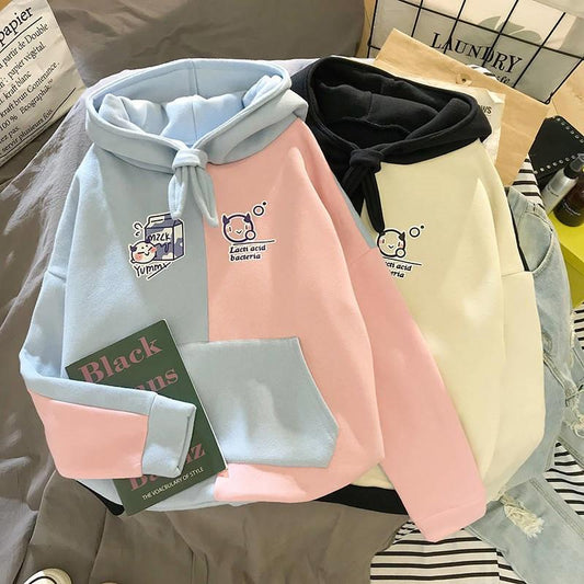 Double Color Hoodie Hoodies & Sweatshirts Adaclothing Store 