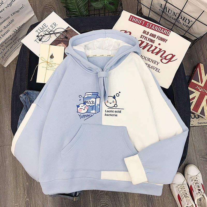 Double Color Hoodie Hoodies & Sweatshirts Adaclothing Store 