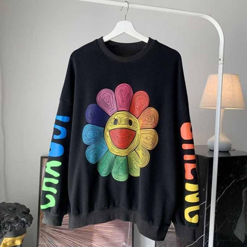Happy Sunflower Hoodie Hoodies & Sweatshirts Shop5872354 Store 