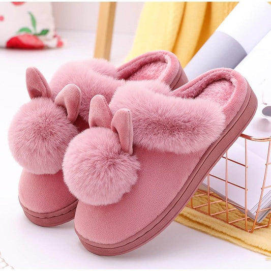Bunny Ear Slippers Slippers KHTAA New Life Store 