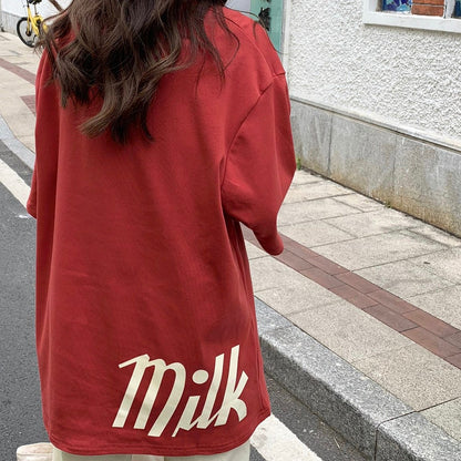 Oversized Milk Shirt T-Shirts Shop5872354 Store 