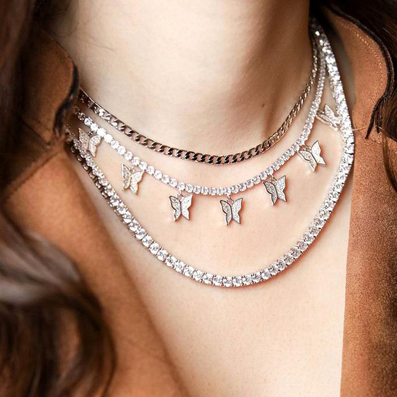 Butterfly Tennis Choker - FashionAngelz