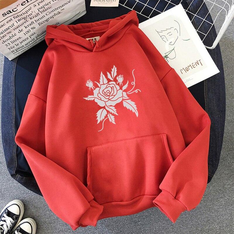 Enchanted Rose Hoodie Hoodies & Sweatshirts Feminism Store 