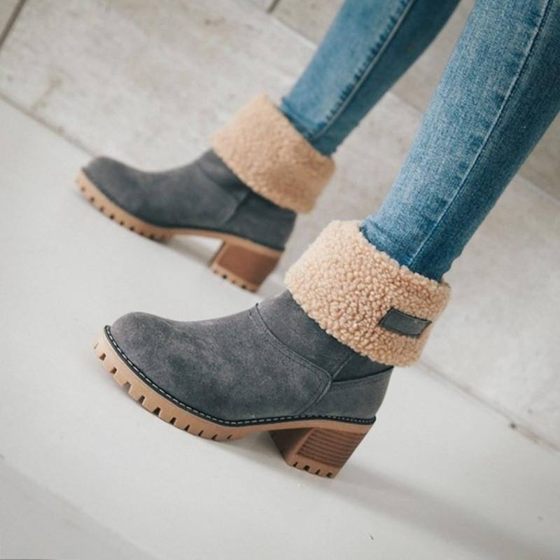 Slip On Snow Boots Ankle Boots Mr H Factory Store Charcoal Grey 4 