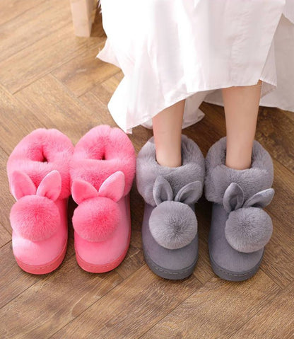 Bunny Ear Slippers Slippers KHTAA New Life Store 