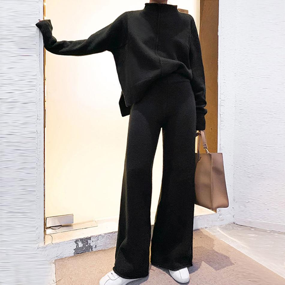 Knitted Two-Piece Set - FashionAngelz