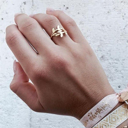 Open Leaf Ring - FashionAngelz