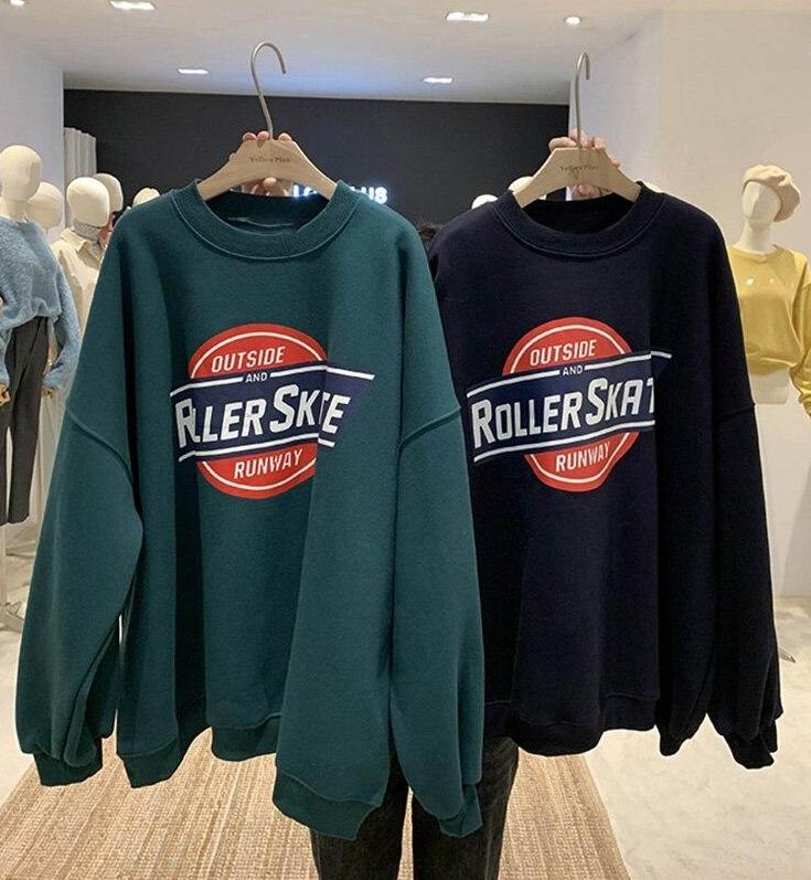 Rollerskate Sweater Hoodies & Sweatshirts Fantasy World Factory Store Navy Blue S 