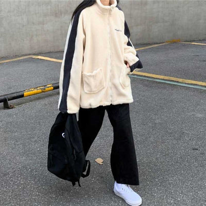 Zip Up Fleece Jackets NICEMIX Official Store 