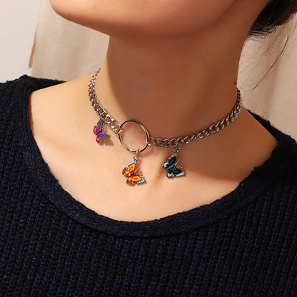 Punk Butterfly Choker - FashionAngelz