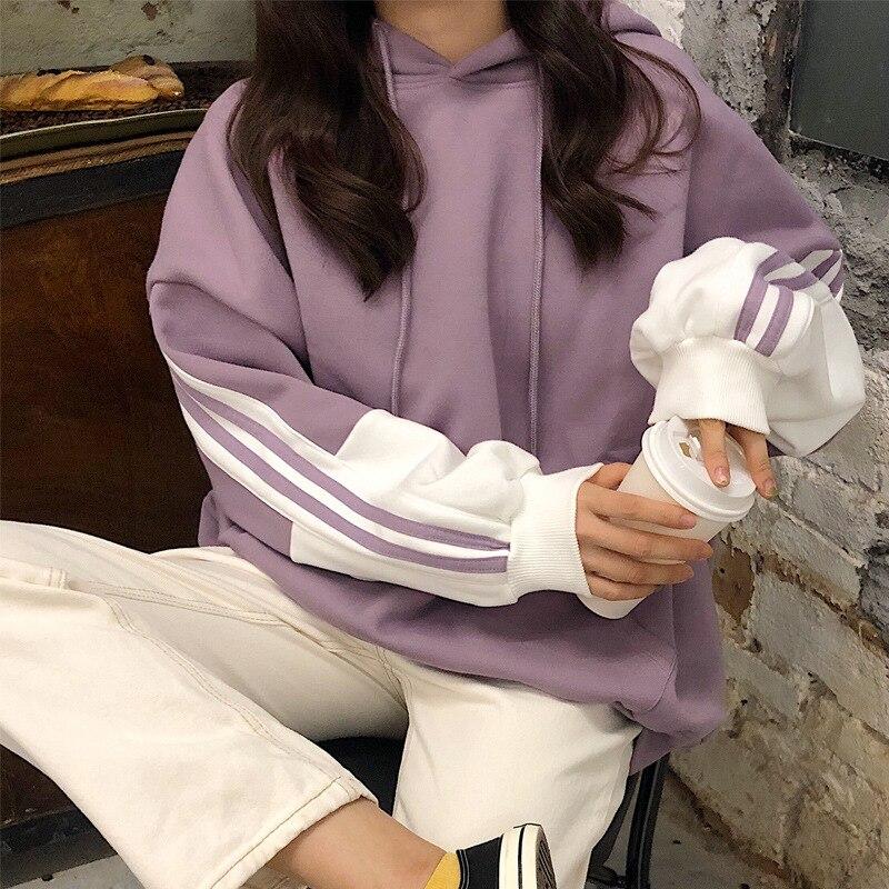 Stripey Oversized Hoodie Hoodies & Sweatshirts Charmed Store 