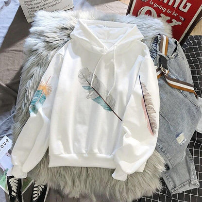 Feather Hoodie Hoodies & Sweatshirts Charmed Store 