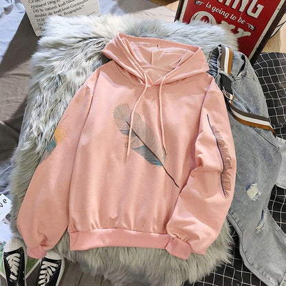 Feather Hoodie Hoodies & Sweatshirts Charmed Store 