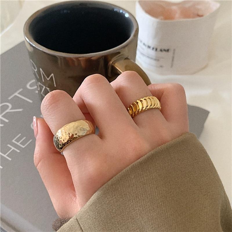 Gold Adjustable Knuckle Rings Rings MENGJIQIAO Official Store 