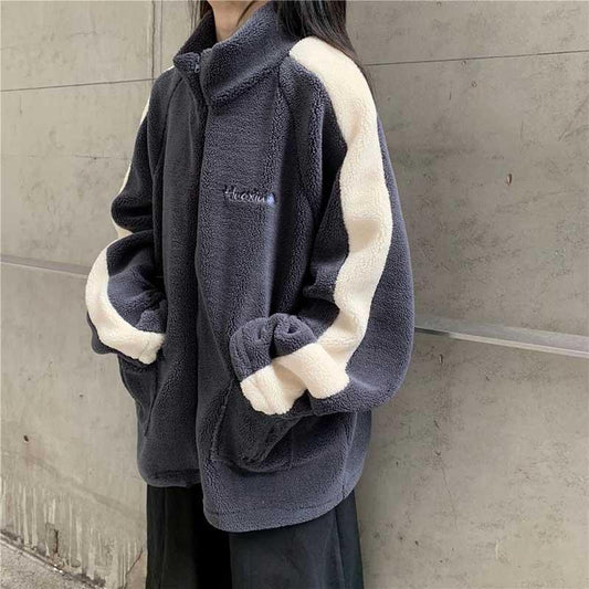 Zip Up Fleece Jackets NICEMIX Official Store 