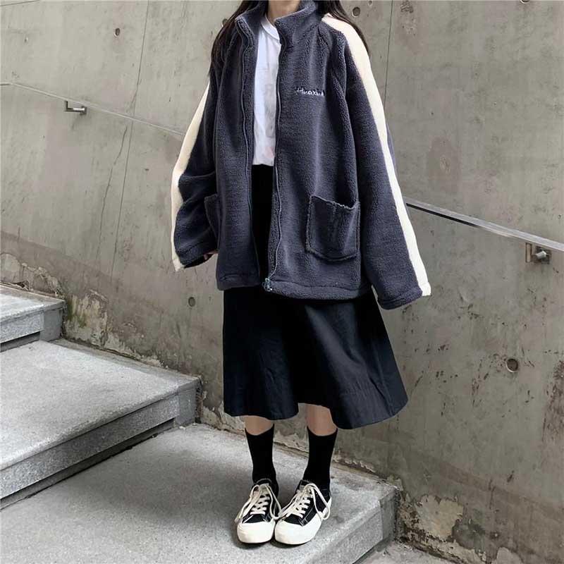 Zip Up Fleece Jackets NICEMIX Official Store 