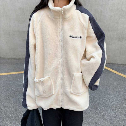 Zip Up Fleece Jackets NICEMIX Official Store 