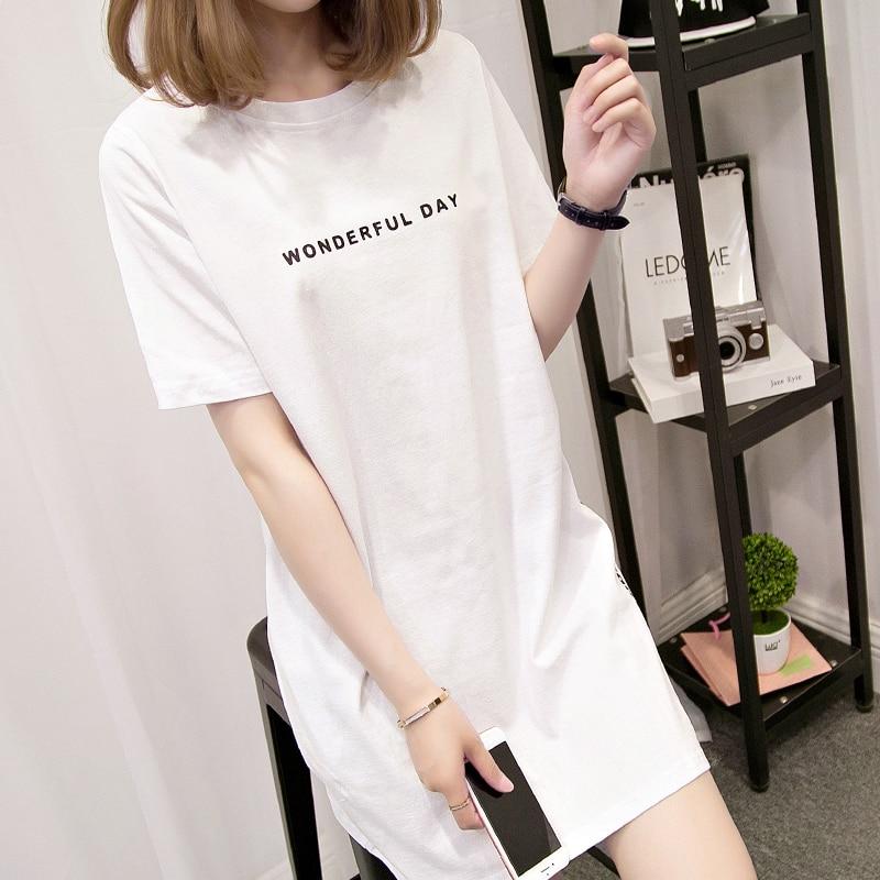 "Wonderful Day" Longline T-Shirt - FashionAngelz