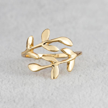 Open Leaf Ring - FashionAngelz